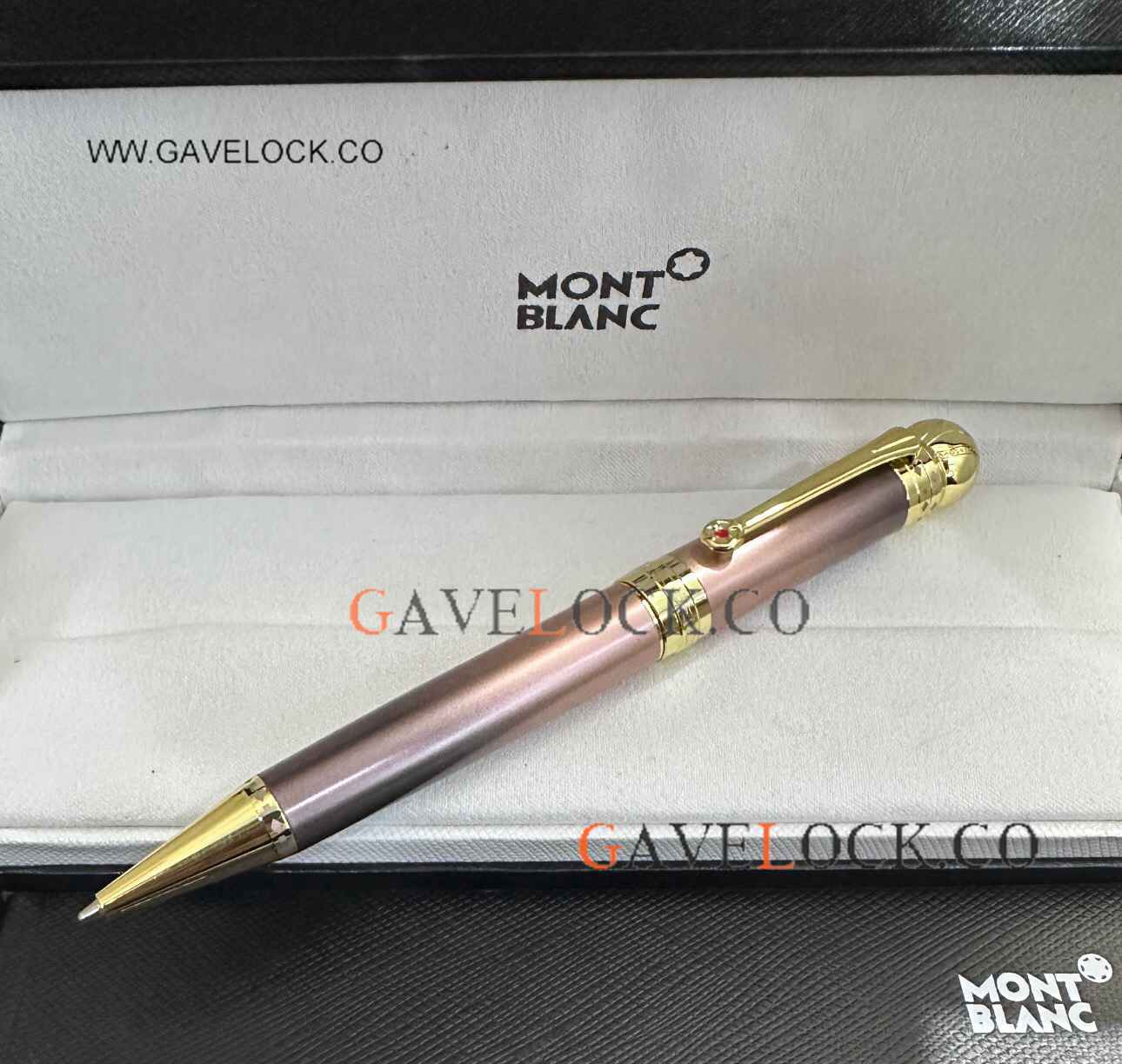 Copy Montblanc Joseph Ii Limited Edition Ball point Pen Gold Coated